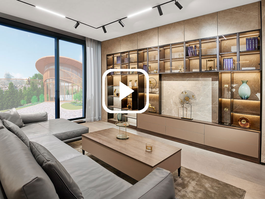 【视频】轻奢客厅-1